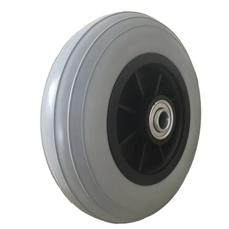 Caster Wheel - 8x2인치 PU 폼 솔리드 휠체어 캐스터,