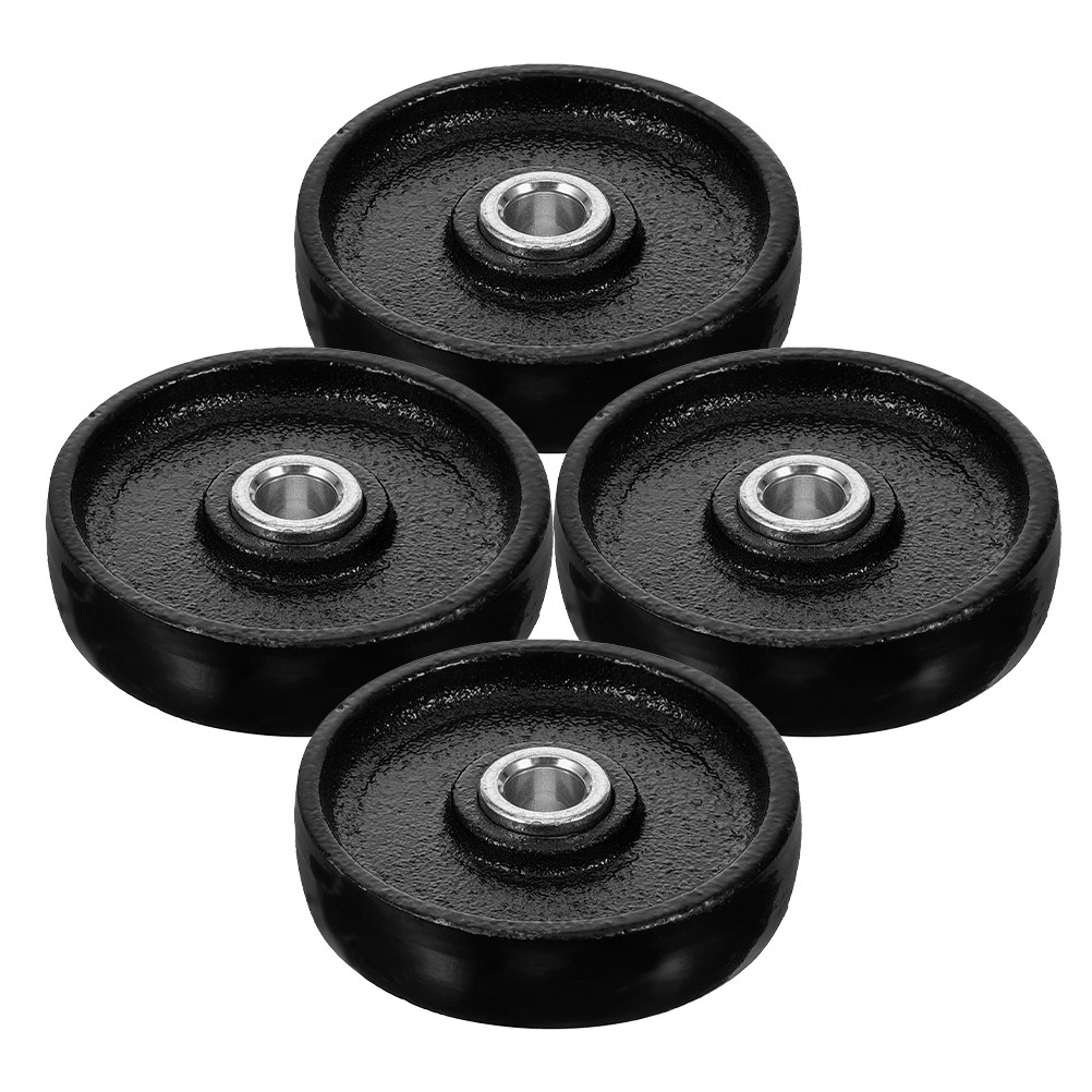 Caster Wheel - 4개입, 수평형 플로어 잭용, 강력한 내구성을