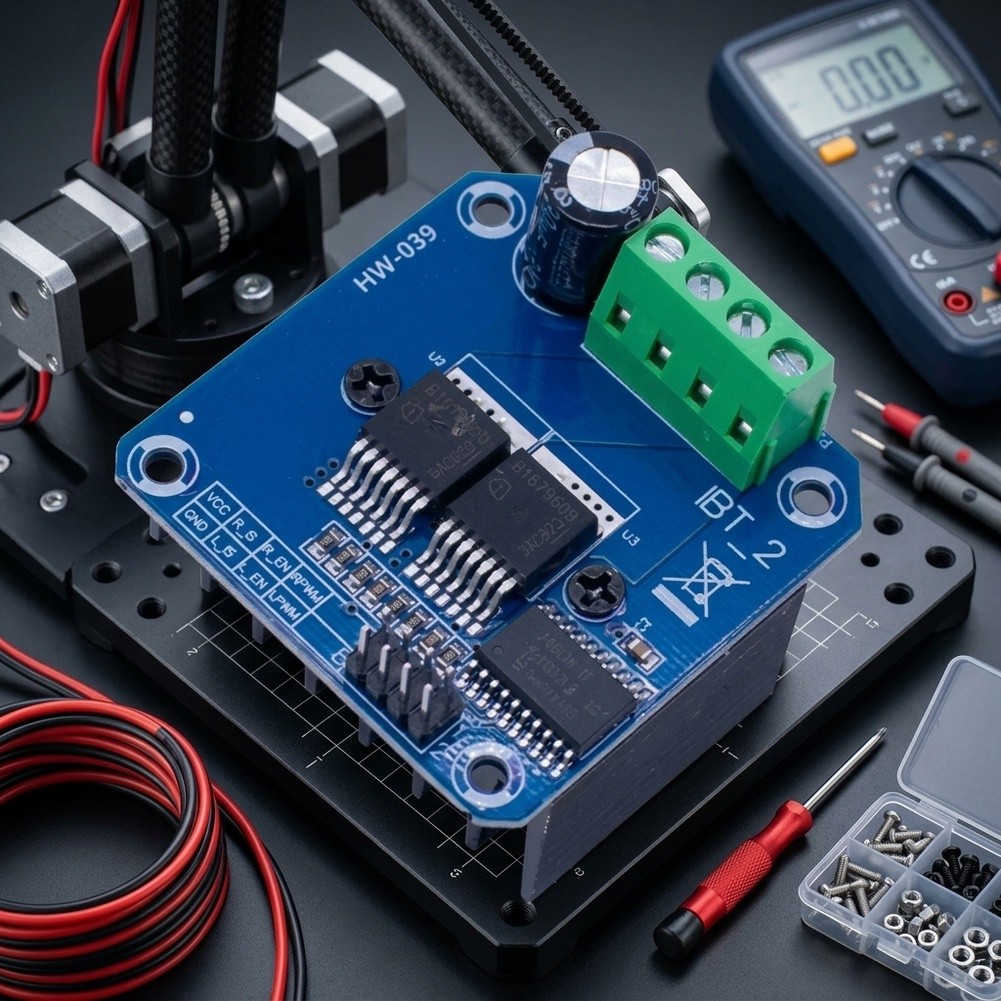 Motor Driver Module - 43A BTS7960 차량 시스템 로봇공학 및