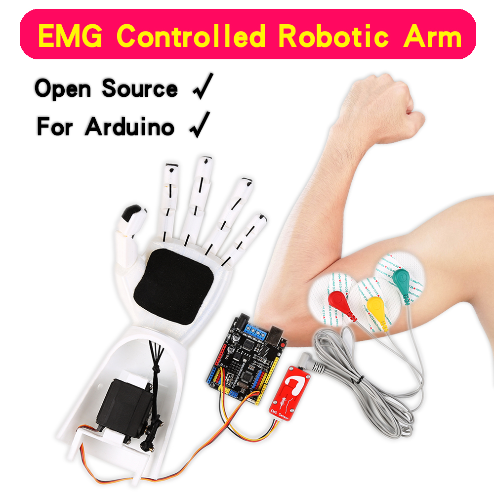 EMG 센서 로봇 팔 전기 근육 신호 센서 로봇 팔,  - Arduino Robot 리뷰 및 가격