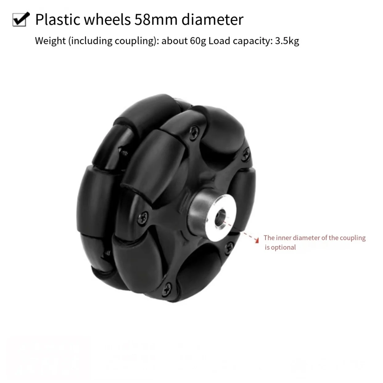 금속 옴니 휠 지능형 휠 로봇 58mm 60mm 75m - Omni Wheel 리뷰 및 가격