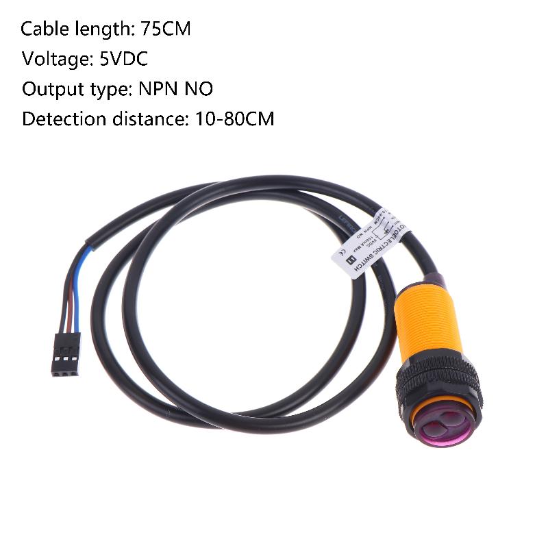 E18-D80NK 적외선 장애물 회피 센서 5V 광전  - Infrared Obstacle Sensor 리뷰 및 가격