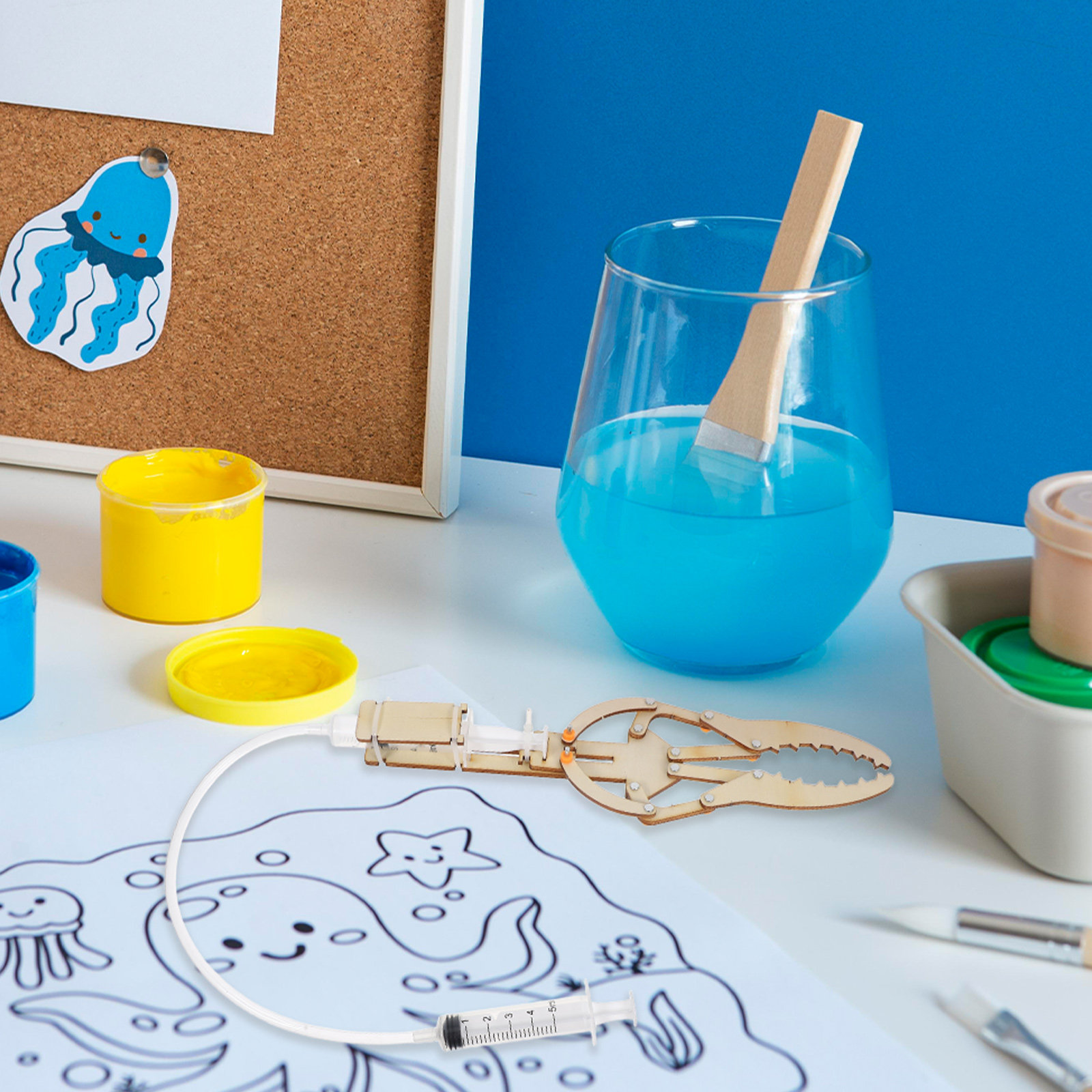 DIY 유압 로봇 팔 STEM 공학 키트, 어린이용 나 - Robot Arm Kit 리뷰 및 가격