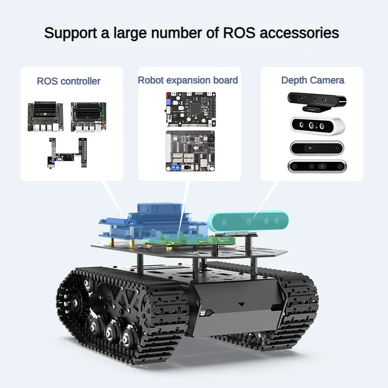10kg 하중을 견딜 수 있는 강력한 충격 흡수 장치가 - Robot Chassis 리뷰 및 가격