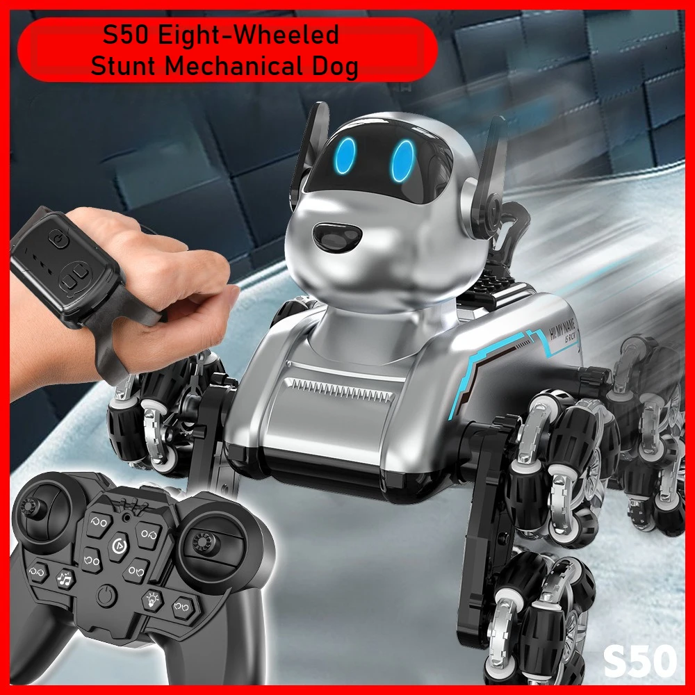 S50 지능형 로봇 강아지 제스처 감지 변형 8륜 스턴 - Robot Wheel 리뷰 및 가격