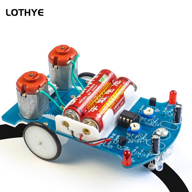 지능형 추적 라인 자동차 DIY 전자 키트 자동 유도  - Line Follower Robot 리뷰 및 가격
