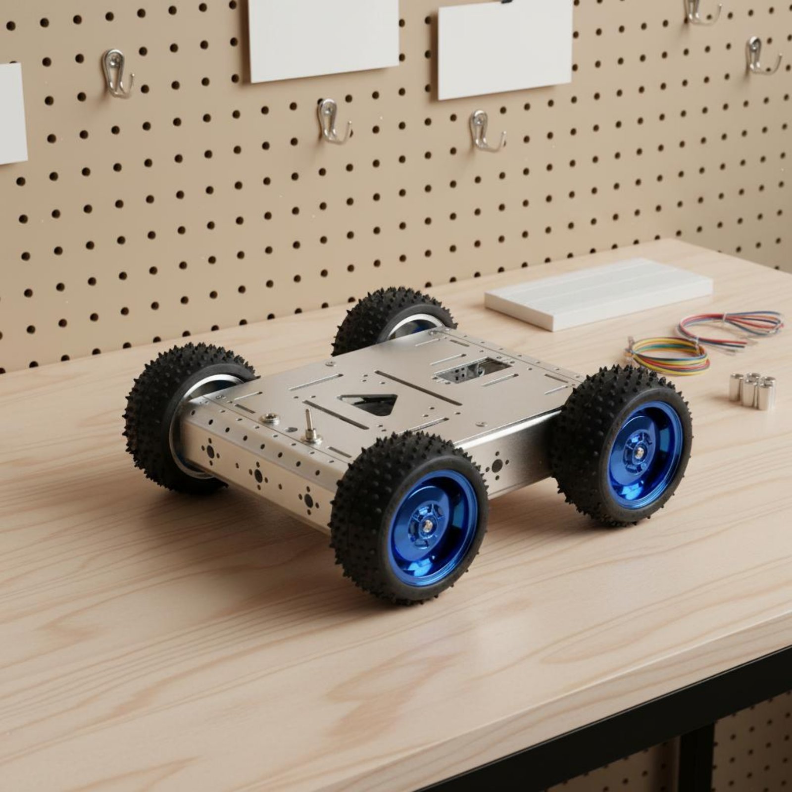 4WD 스마트 자동차 섀시 1.5KG 적재 용량 4WD - Robot Wheel 리뷰 및 가격