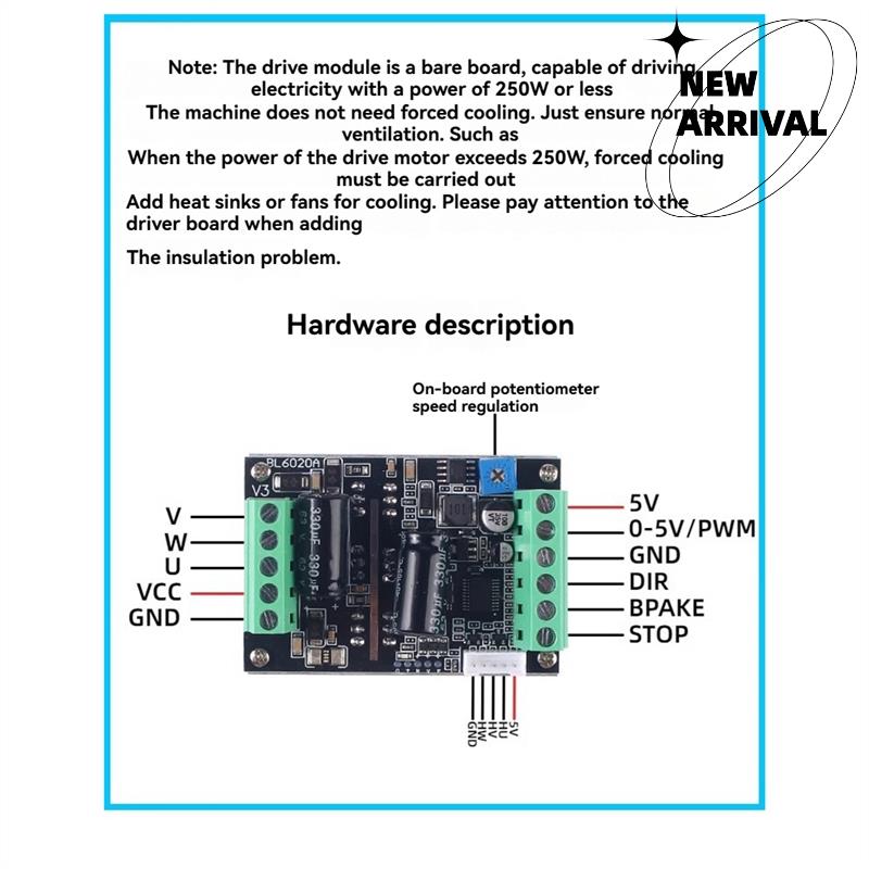 BLDC Motors-Y47A용 PWM 삼상 500W  - Motor Driver Module 리뷰 및 가격