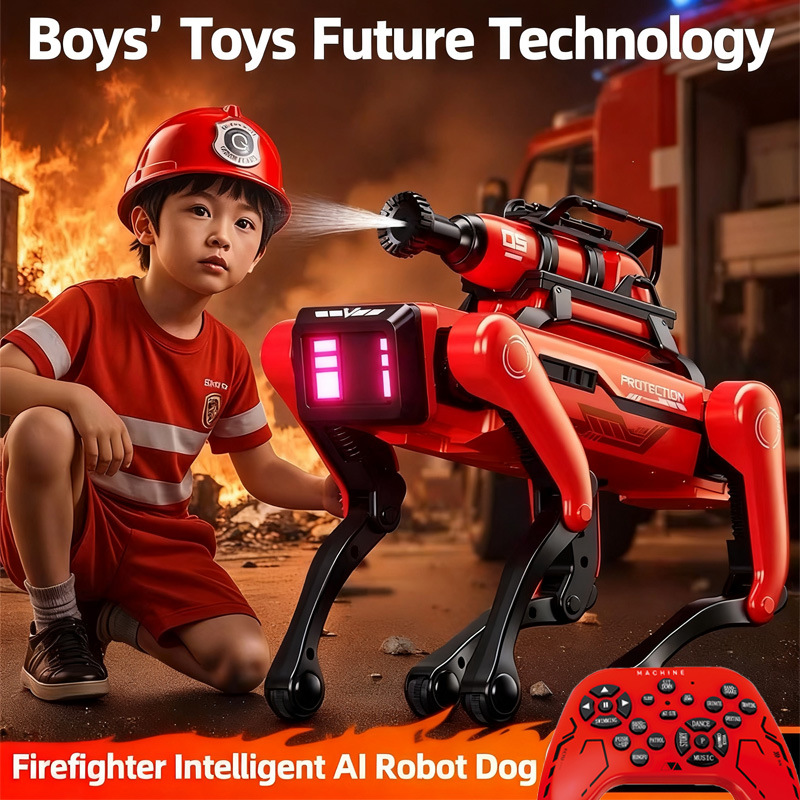 AI 로봇 개 지능형 소방 로봇 개 AI 전자 애완동물 - Robot Remote Control 리뷰 및 가격