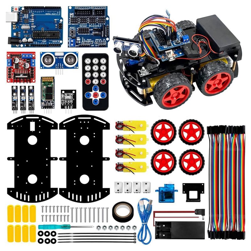 WOWFU-4WD 스마트 로봇 자동차 키트 (아두이노  - Arduino Robot 리뷰 및 가격
