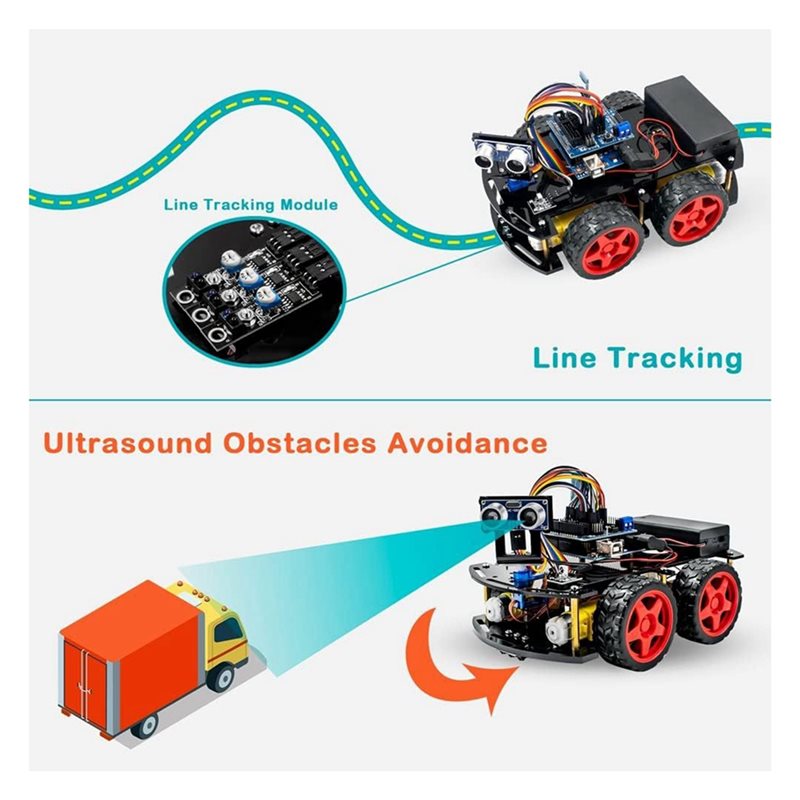 WOWFU-4WD 스마트 로봇 자동차 키트 (아두이노  - Arduino Robot 리뷰 및 가격
