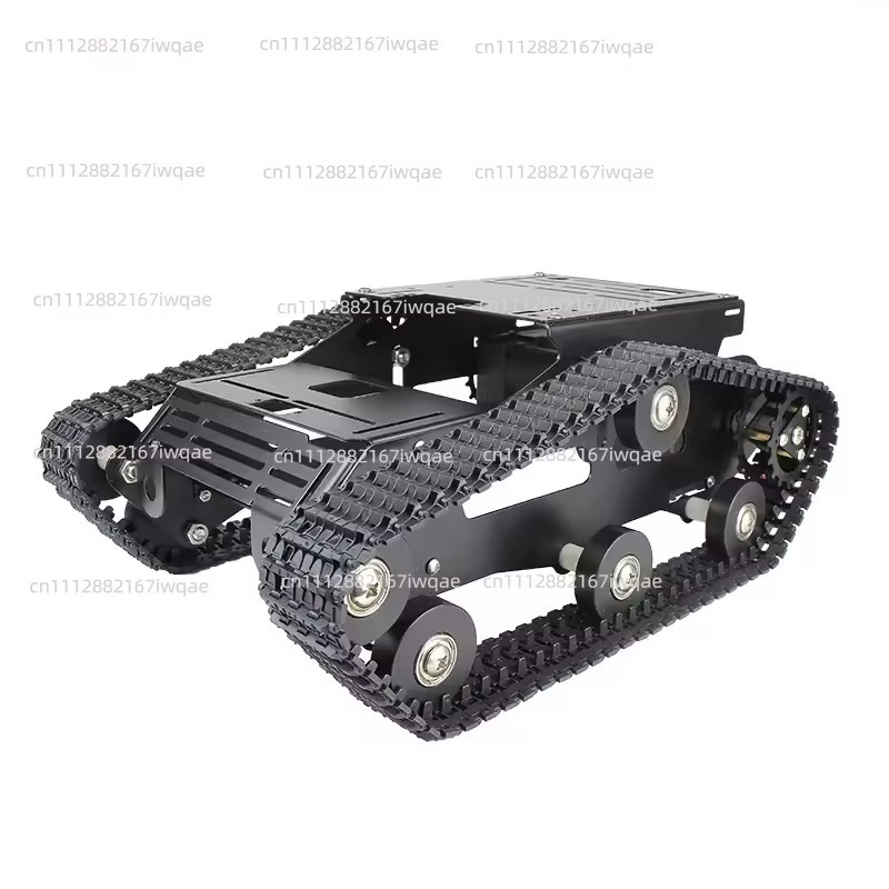 스마트 로봇 탱크 섀시 DIY 키트 (DC 모터, 금속 - Tracked Robot Chassis 리뷰 및 가격
