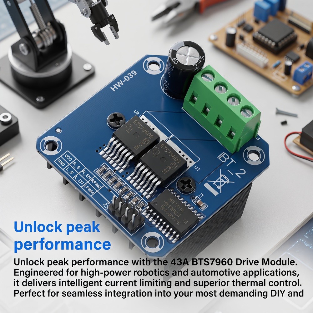 43A BTS7960 차량 시스템 로봇공학 및 정밀 D - Motor Driver Module 리뷰 및 가격