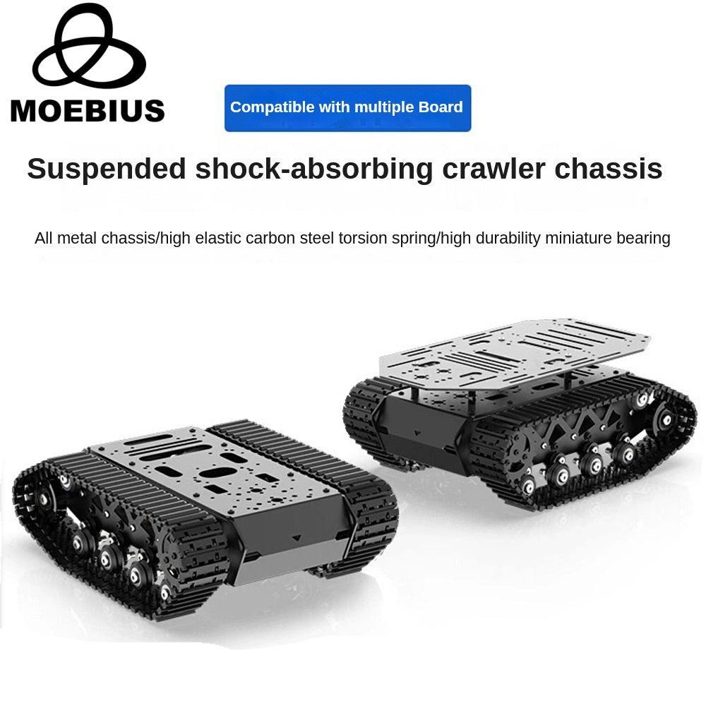아두이노용 금속 충격 흡수 탱크 섀시, 서스펜션 로봇  - Tracked Robot Chassis 리뷰 및 가격